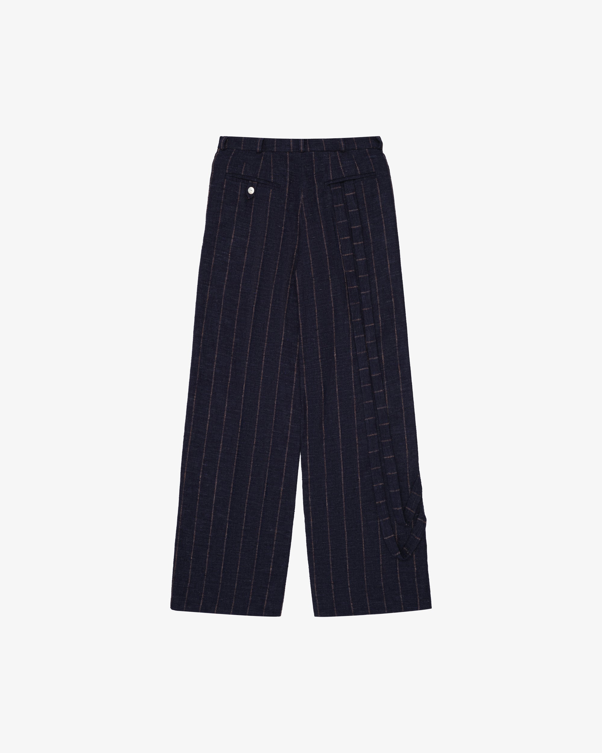 Wide Leg Pleated Trouser